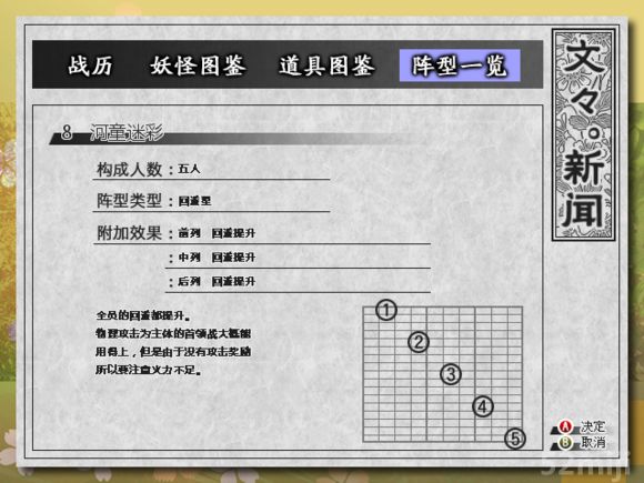 《东方苍神缘起》全阵型获得方式及参数