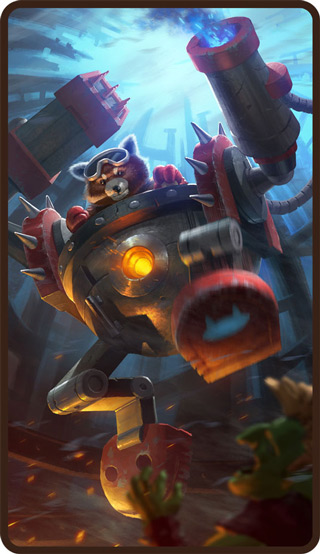 刀塔传奇机甲浣熊