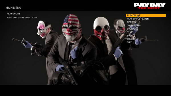 《收获日：掠夺》图文攻略|Payday: The Heist