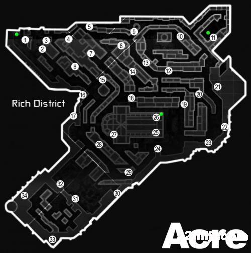 《刺客信条》PC版 全部旗子位置图解